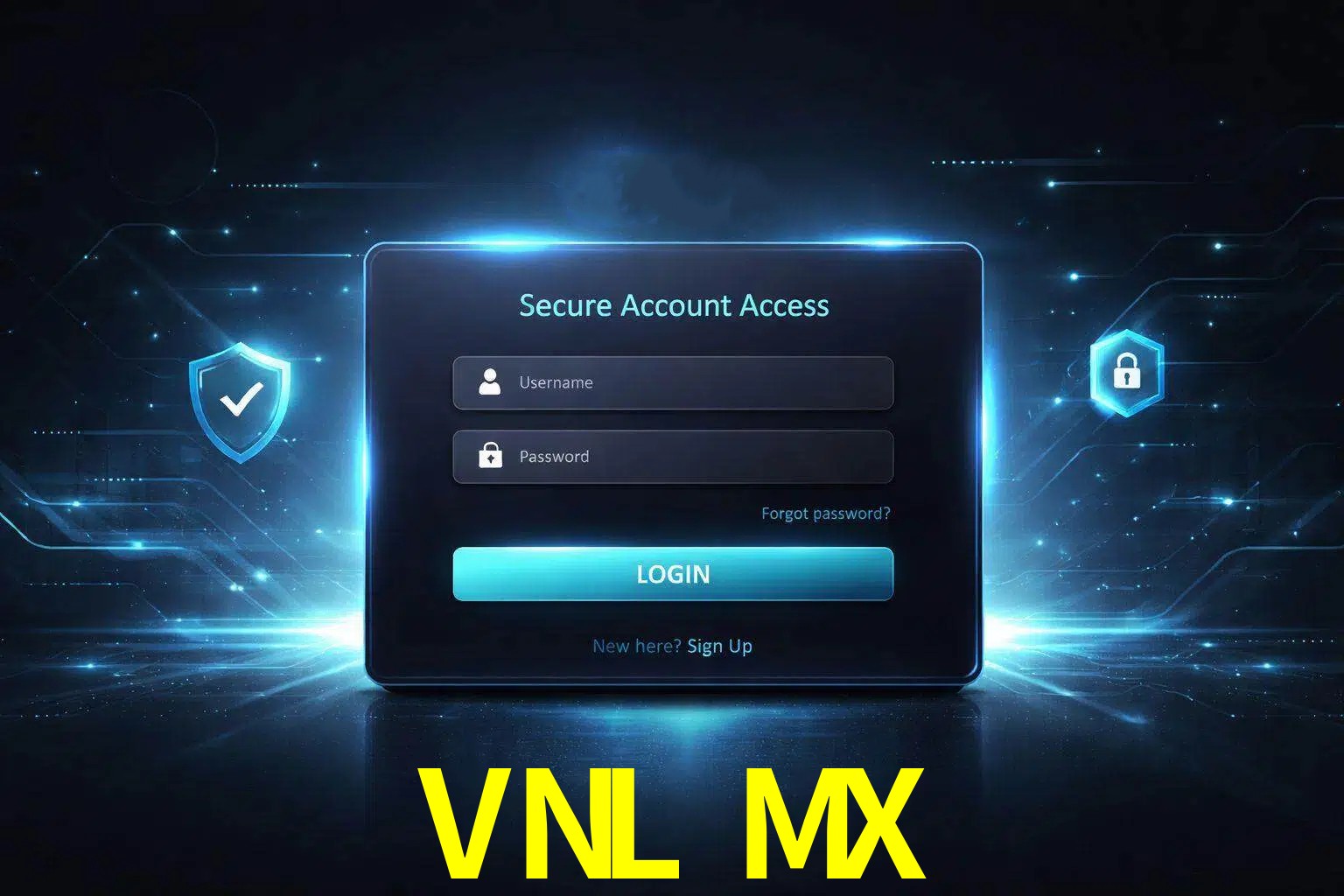 Pantalla de inicio de sesión de cuenta VNL MX para usuarios en México