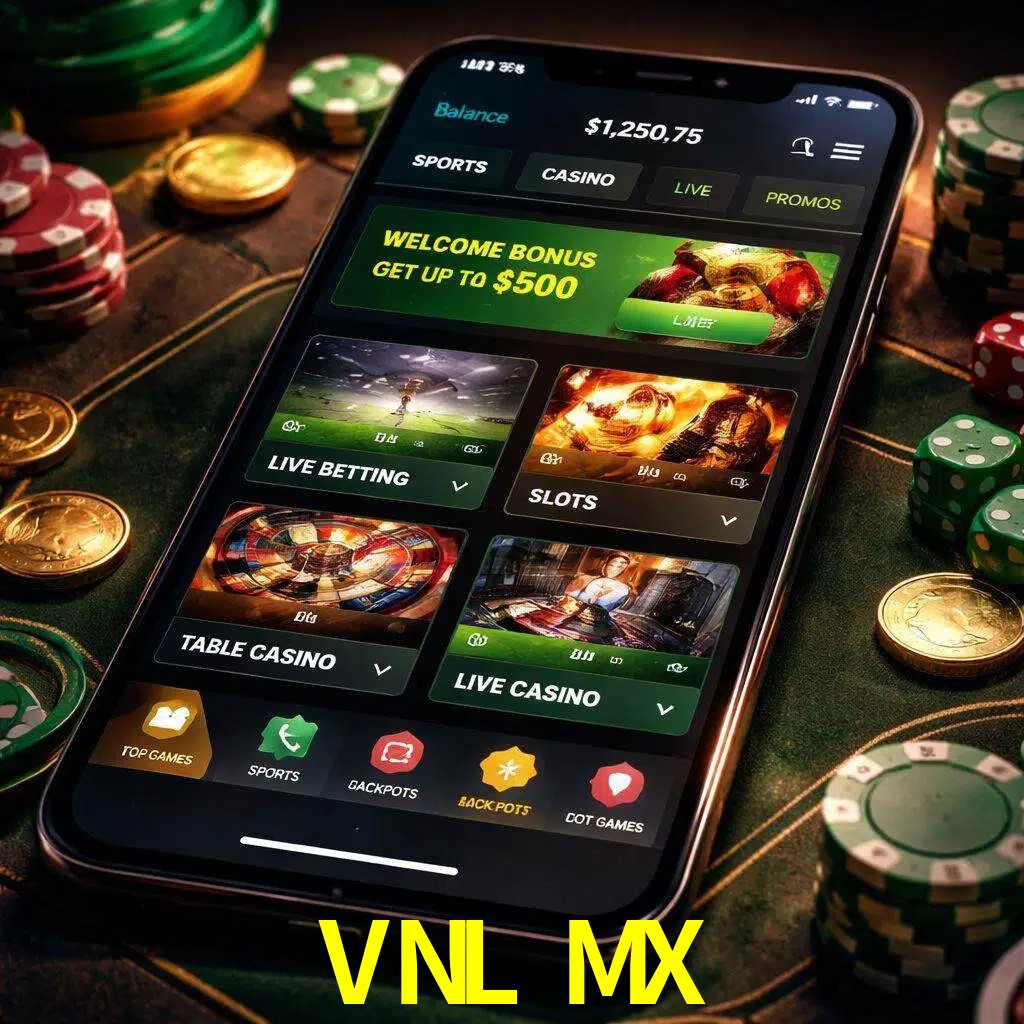 Diseño de juegos móviles VNL MX para usuarios en México