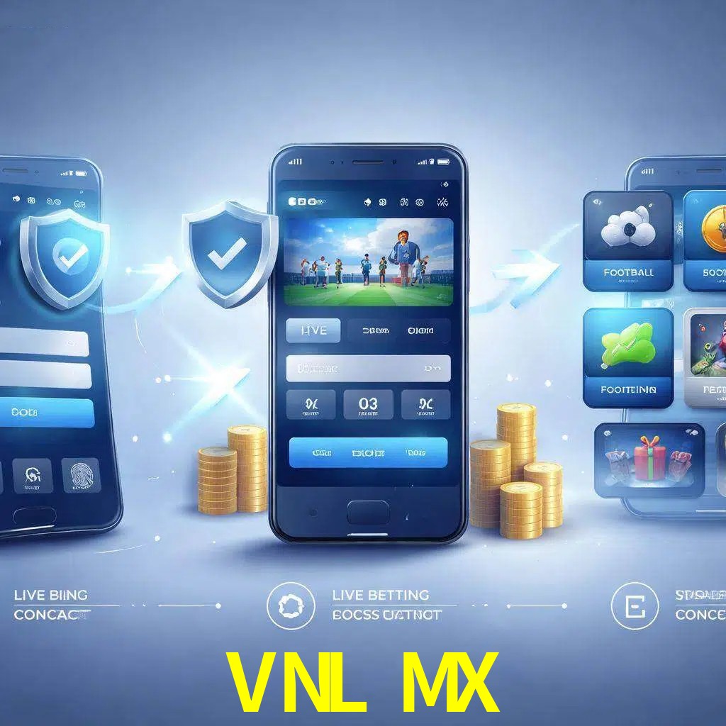 Pasos de acceso a la app VNL MX en pantalla de teléfono móvil
